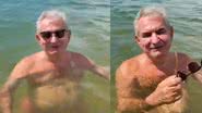 Imagem VÍDEO: "Limado" no PSD, Coronel aparece em praia e pede “coragem” para encarar “novo desafio”