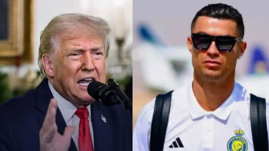 Reprodução / Instagram / @realdonaldtrump e @cristiano