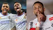 Divulgação / Real Madrid / Santos FC