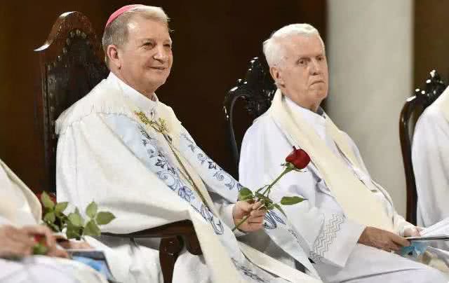 Dom Mário Antônio da Silva e Dom Orlando Brandes | Thiago Leon/Santuario Nacional