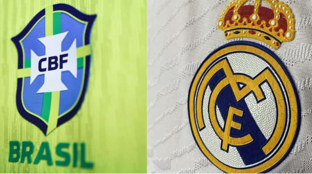 Lívia Villas Boas / CBF e Divulgação / Real Madrid