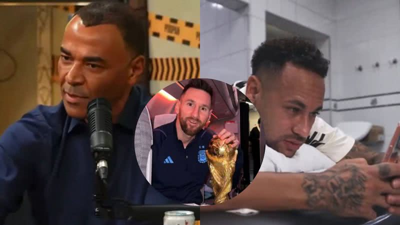 Reprodução / Podpah - Instagram/ @leomessi - / Youtube / Neymar Jr