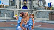 Imagem “Um dos melhores dias da minha vida!”: Virginia compartilha cliques com filhos no Magic Kingdom