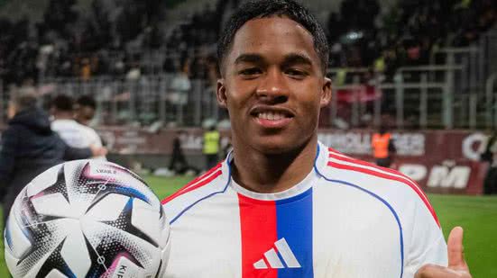 Reprodução / Redes Sociais / Instagram/ @ol / @ligue1mcdonalds / @endrick