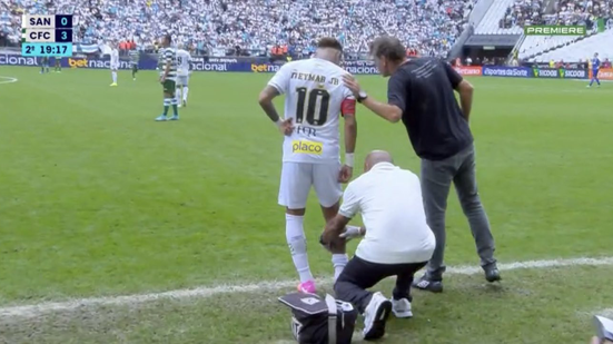 Um menino de 8 anos, torcedor do Corinthians, foi hostilizado por alguns torcedores após receber uma camisa usada pelo atacante - Reprodução