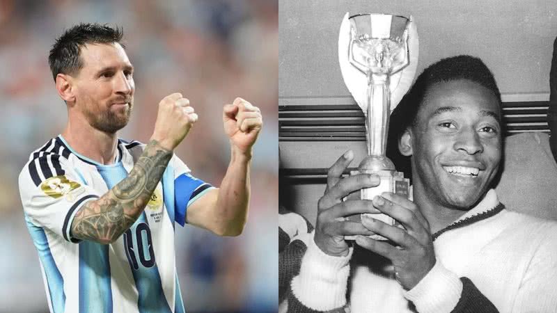 Reprodução / Redes Sociais / Instagram / @leomessi /@pelé