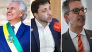 Caiado: Reprodução redes sociais / Renan: Deivid Santana-BNEWS / Zema: Marcello Casall Jr. - Agência Brasil