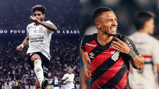 Reprodução/Instagram/@corinthians e @athleticoparanaense