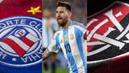 Divulgação:EC Bahia, Reprodução/X/@CONMEBOL e Divulgação/EC Vitória