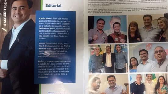 De acordo com Mussi, os panfletos de campanha foram distribuídos em Capão Bonito, no interior de São Paulo - Redes Sociais