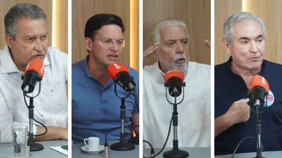 Rui Costa, João Roma, Jaques Wagner e Angelo Coronel - Devid Santana/Bnews