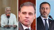 Jaques Wagner, André Mendonça e Andrei Rodrigues - Devid Santana/Bnews, Luiz Roberto/TSE e Divulgação