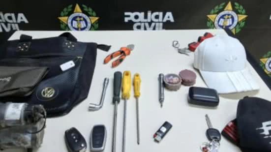 Materiais usados no esquema foram apreendidos durante a ação - Polícia Civil