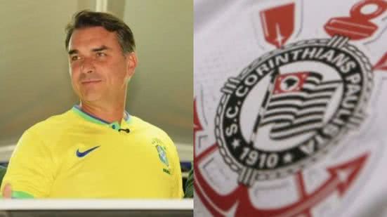 Charles Vieira/Campanha Flávio Bolsonaro | Divulgação/Corinthians