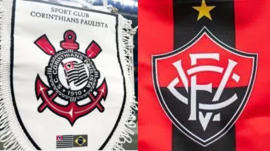 Divulgação/Corinthians e Reprodução / Victor Ferreira / EC Vitória