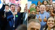 Vittor Sales/Campanha de Flávio Bolsonaro e Ricardo Stuckert/Campanha de Lula