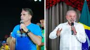 Charles Vieira/Campanha Flávio Bolsonaro e Ricardo Stuckert/Campanha de Lula