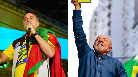 Charles Vieira/Campanha Flávio Bolsonaro e Ricardo Stuckert/Campanha de Lula