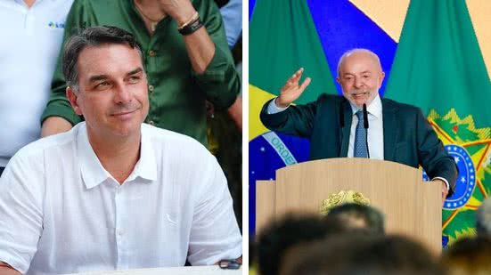 Charles Vieira/Campanha Flávio Bolsonaro e Ricardo Stuckert/Campanha de Lula