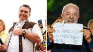 Charles Vieira/Campanha de Flávio Bolsonaro e Ricardo Stuckert/Campanha de Lula