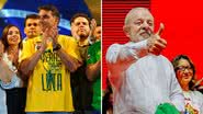 Divulgação Campanha Flávio Bolsonaro  e Divulgação Campanha Lula