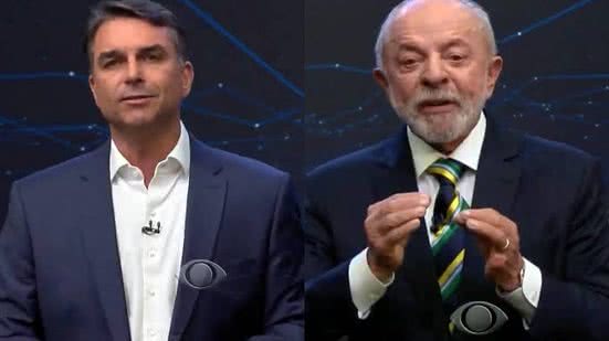 Debate Lula e Flávio Bolsonaro: Caos e Tensão Marcam Encontro - Reprodução/BAND