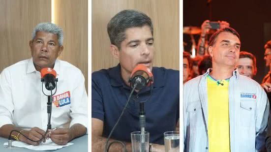 Devid Santana/BNews e Charles Vieira/Campanha de Flávio Bolsonaro