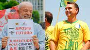 Charles Vieira/Campanha de Flávio Bolsonaro e Ricardo Stuckert/Campanha de Lula