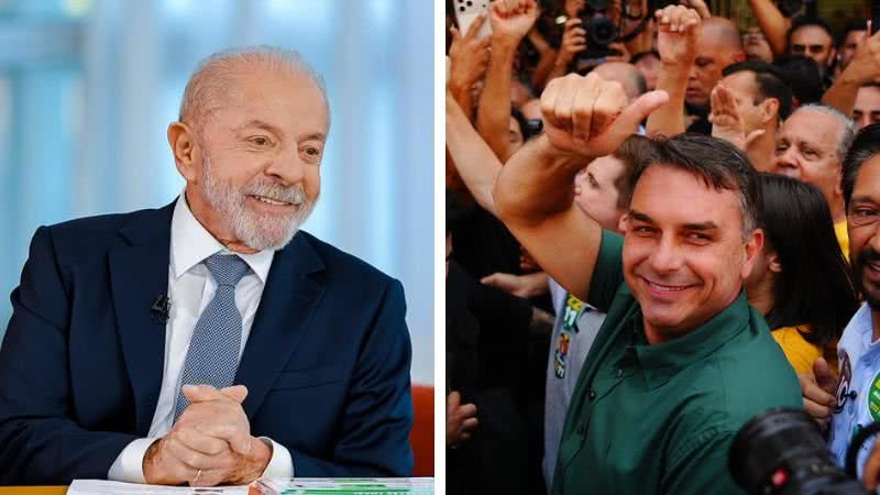 Ricardo Stuckert/PR e Vittor Sales/Campanha de Flávio Bolsonaro