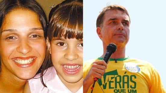 Reprodução/Redes sociais e Charles Vieira / Campanha de Flávio Bolsonaro