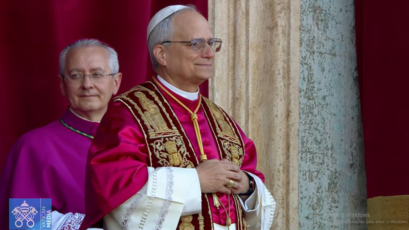 o Leão XIV fará a sua primeira viagem à América Latina como Papa em novembro - Reprodução/Vatican Media