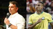 Charles Vieira / Campanha de Flávio Bolsonaro - Rafael Ribeiro / CBF