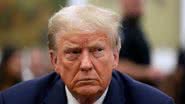 O Ex-presidente dos Estados Unidos, Donald Trump, pagou fiança de US$ 175 milhões - Seth Wenig / Pool / Getty Images
