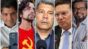 Fotos: ACM Neto (Divulgação); Giovani Damico (Divulgação); Jerônimo Rodrigues (Divulgação/PT-BA); João Roma (Fabio Rodrigues Pozzebom/Agência Brasil); Kleber Rosa (Divulgação/PSOL)