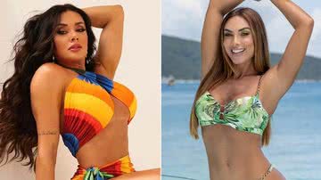 Juju Salimeni e Nicole Bahls - Reprodução Instagram e Divulgação