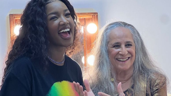 Iza se emociona ao ouvir sua música sendo cantada por Caetano e Bethânia - Instagram/@iza