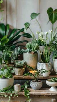 Essas plantas decoram o ambiente e  amenizam o calor