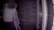 Detalhe do momento em que a amante sai da casa do casal - Divulgação Arquivo Pessoal