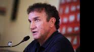 Treinador Cuca em entrevista coletiva - Divulgação