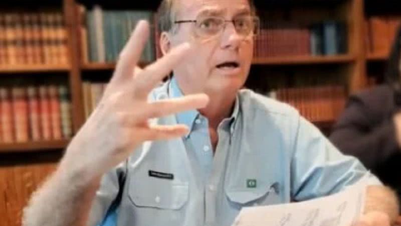 Foto: Reprodução/YouTube/Jair Messias Bolsonaro