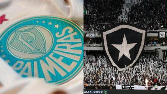 Divulgação/Palmeiras - Vitor Silva/Botafogo