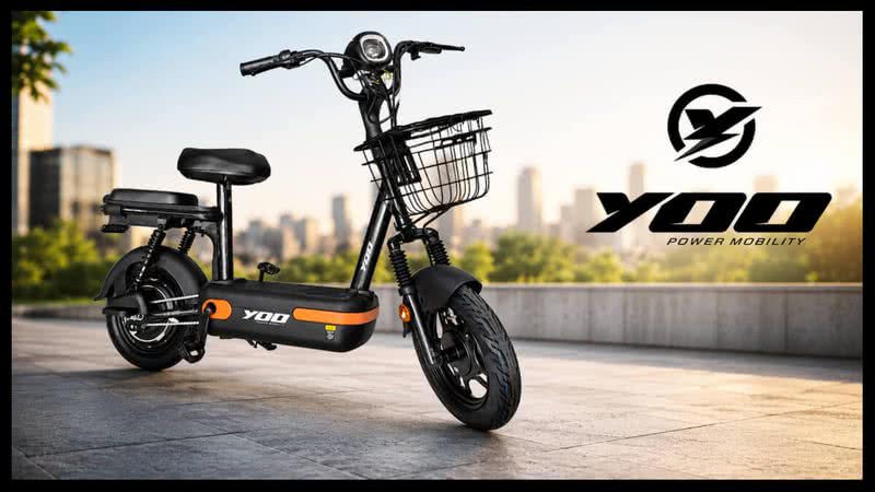 Bicicleta Elétrica Yoo Mobility Y-200 - Divulgação