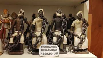 Imagem “Romantização da tortura”, diz babalorixá sobre imagens de escravos vendidas em aeroporto