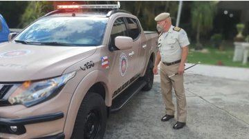 Imagem Comandante da PMBA apresenta novo padrão de cores das viaturas; veja fotos