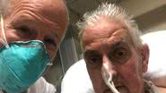 David Bennett com o Dr. Bartley Griffith / University of Maryland School of Medicine