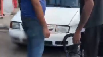 Motorista atropela ciclista no Ogunjá - Edd Bala/BNews