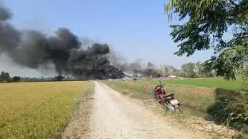 Reprodução/X (@Thai PBS)/ Suphanburi Highway Rescue Novice Association
