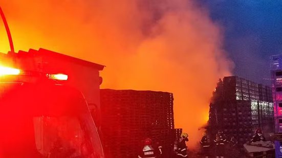 Corpo de Bombeiros foi acionado para o local — Foto: Divulgação/CBMAM