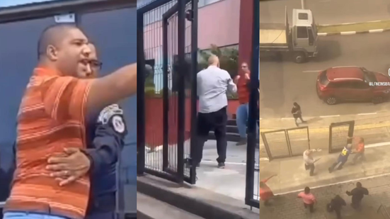 Homens são flagrados aos socos em Lauro de Freitas - Instagram/@sucessagemnews
