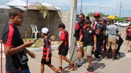Movimentação no Barradão no jogo entre Vitória e Jacuipense neste domingo (19)